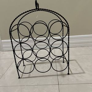 Wine Rack 9 Bottles Metal  Wine Gift Bar